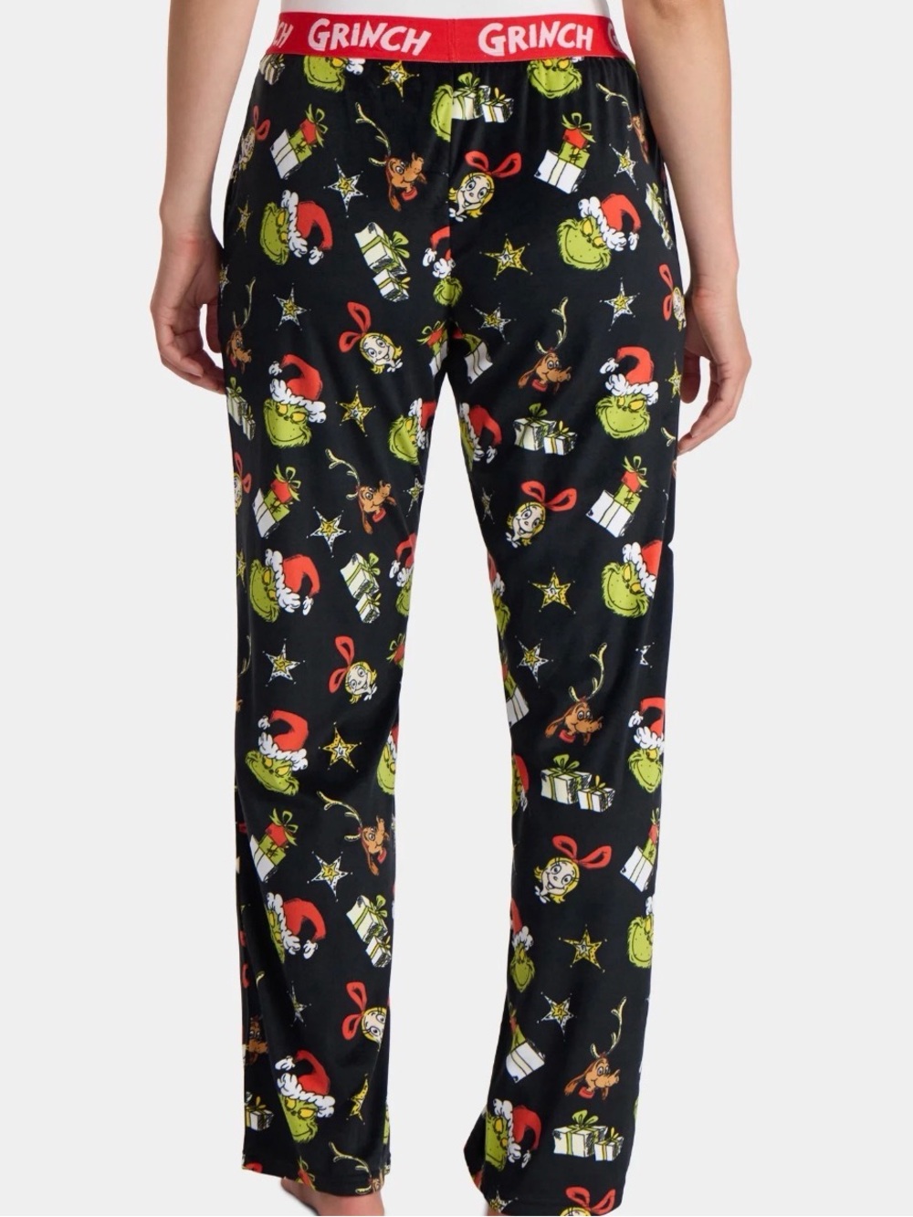 Grinch Holiday Lounge Pants - Black/Green - Picture 2 of 5